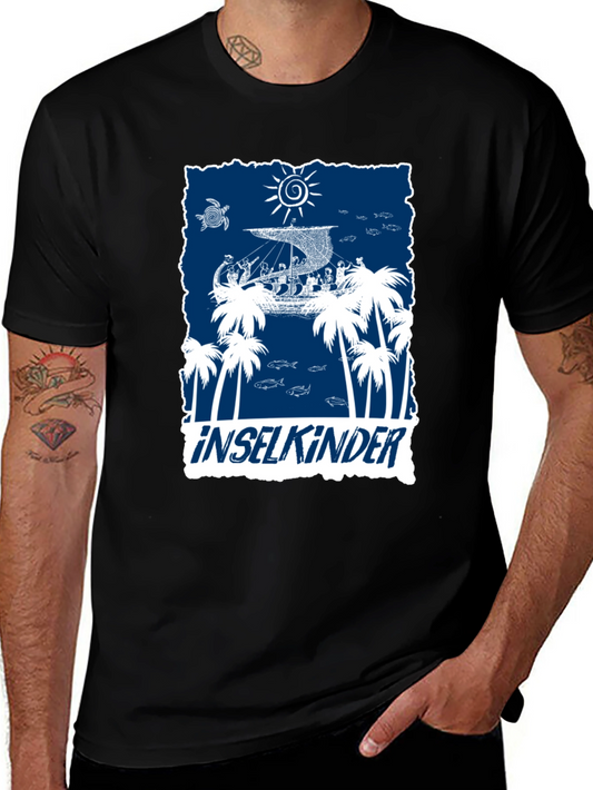 Island Children Graphic T-Shirt - Black