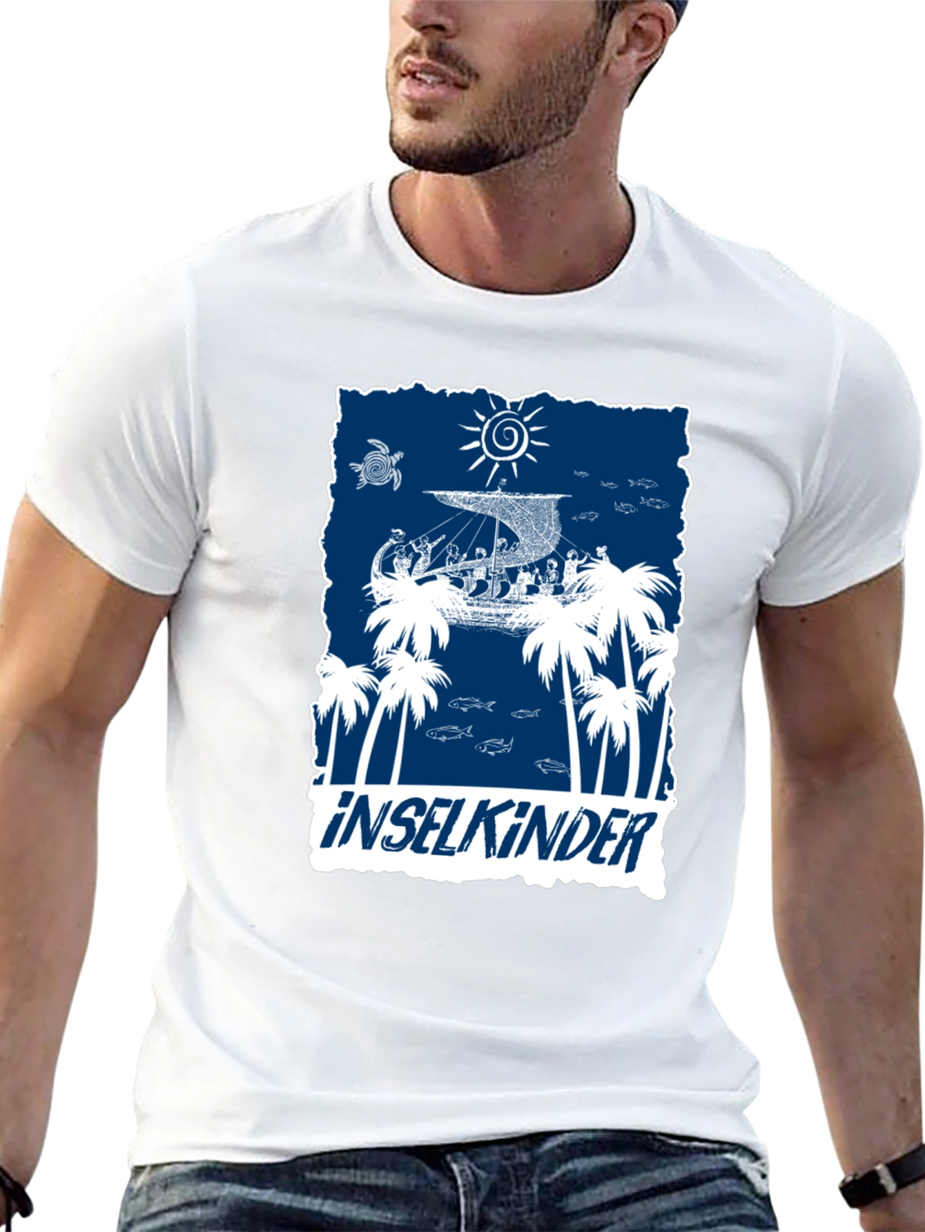 Island Children Graphic T-Shirt - Black