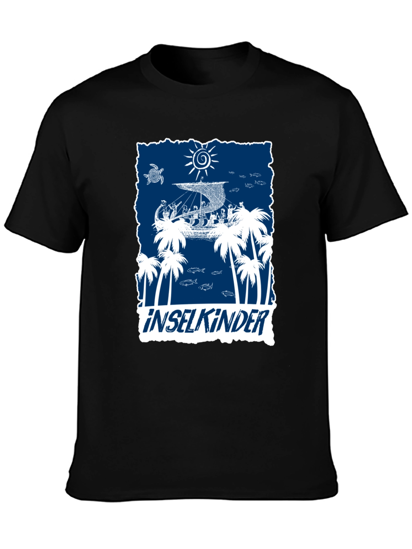 Island Children Graphic T-Shirt - Black