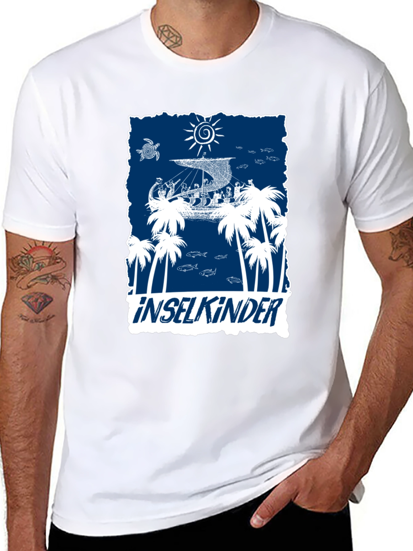 Island Children Graphic T-Shirt - Black