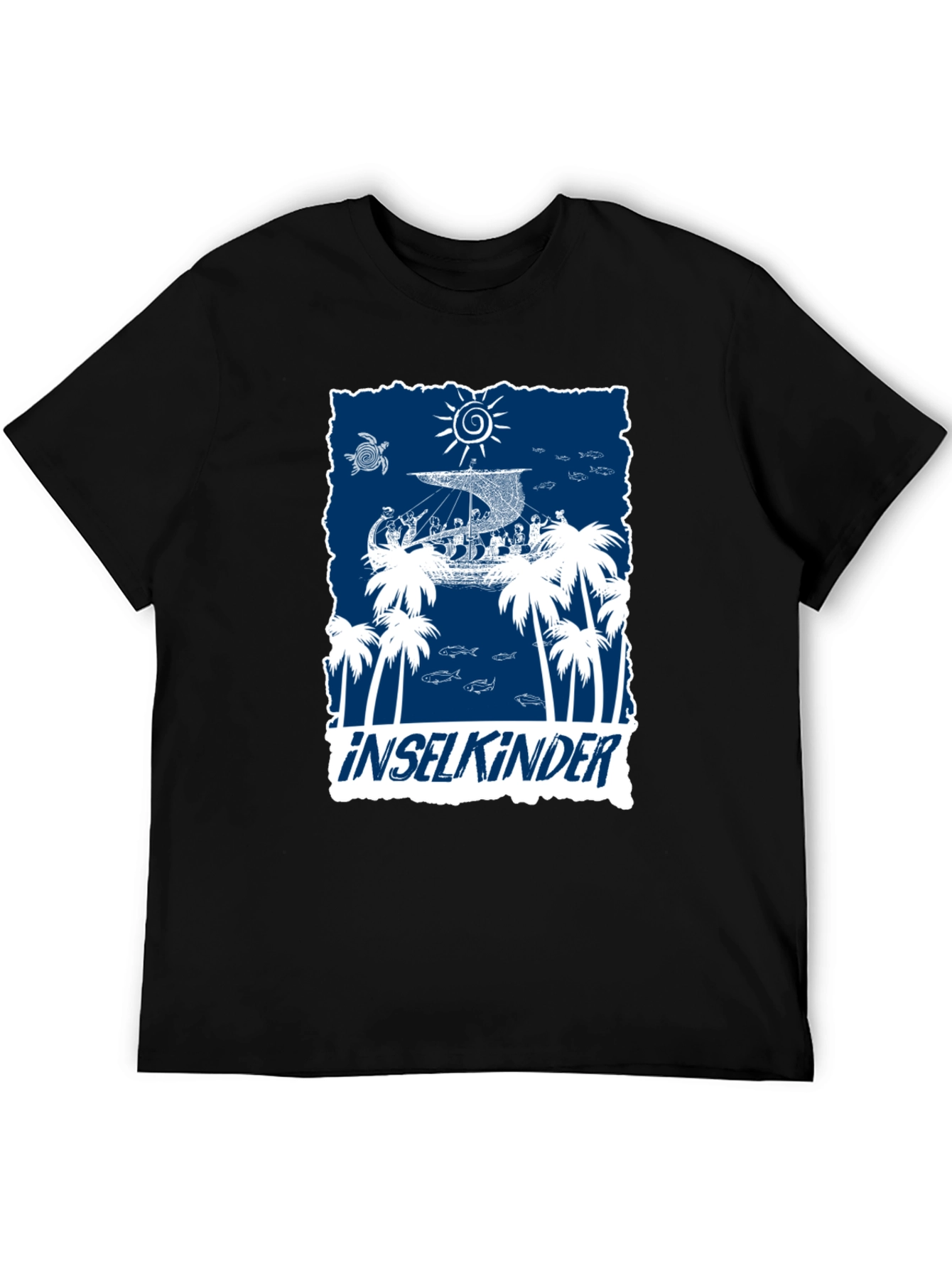 Island Children Graphic T-Shirt - Black