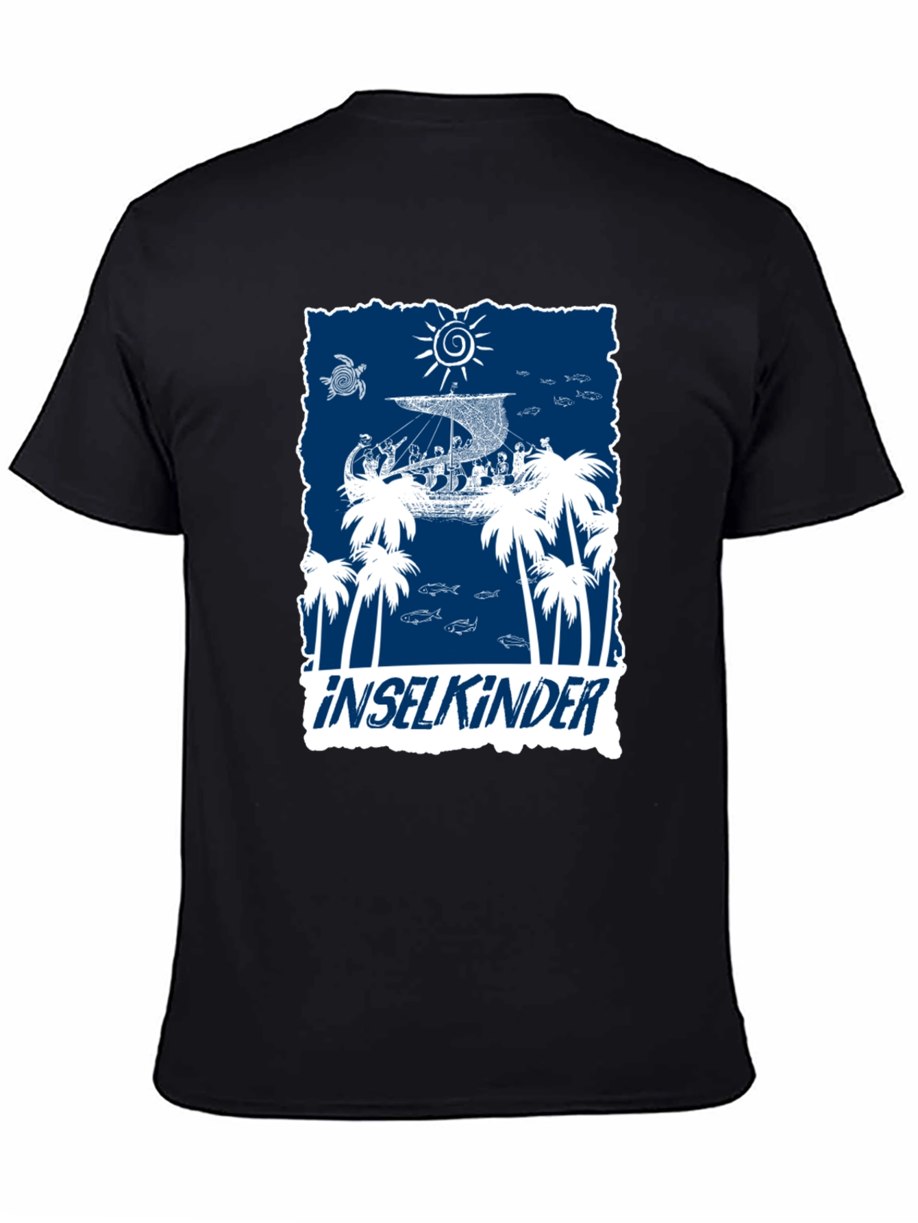 Island Children Graphic T-Shirt - Black