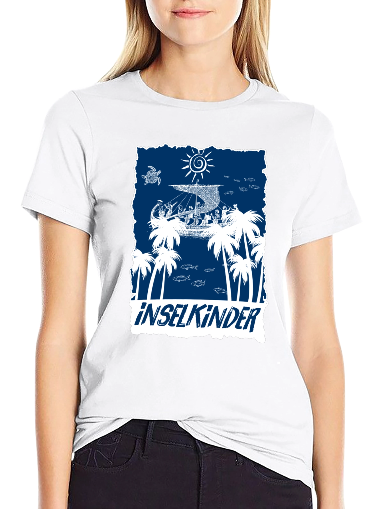 Island Children Graphic T-Shirt - Black