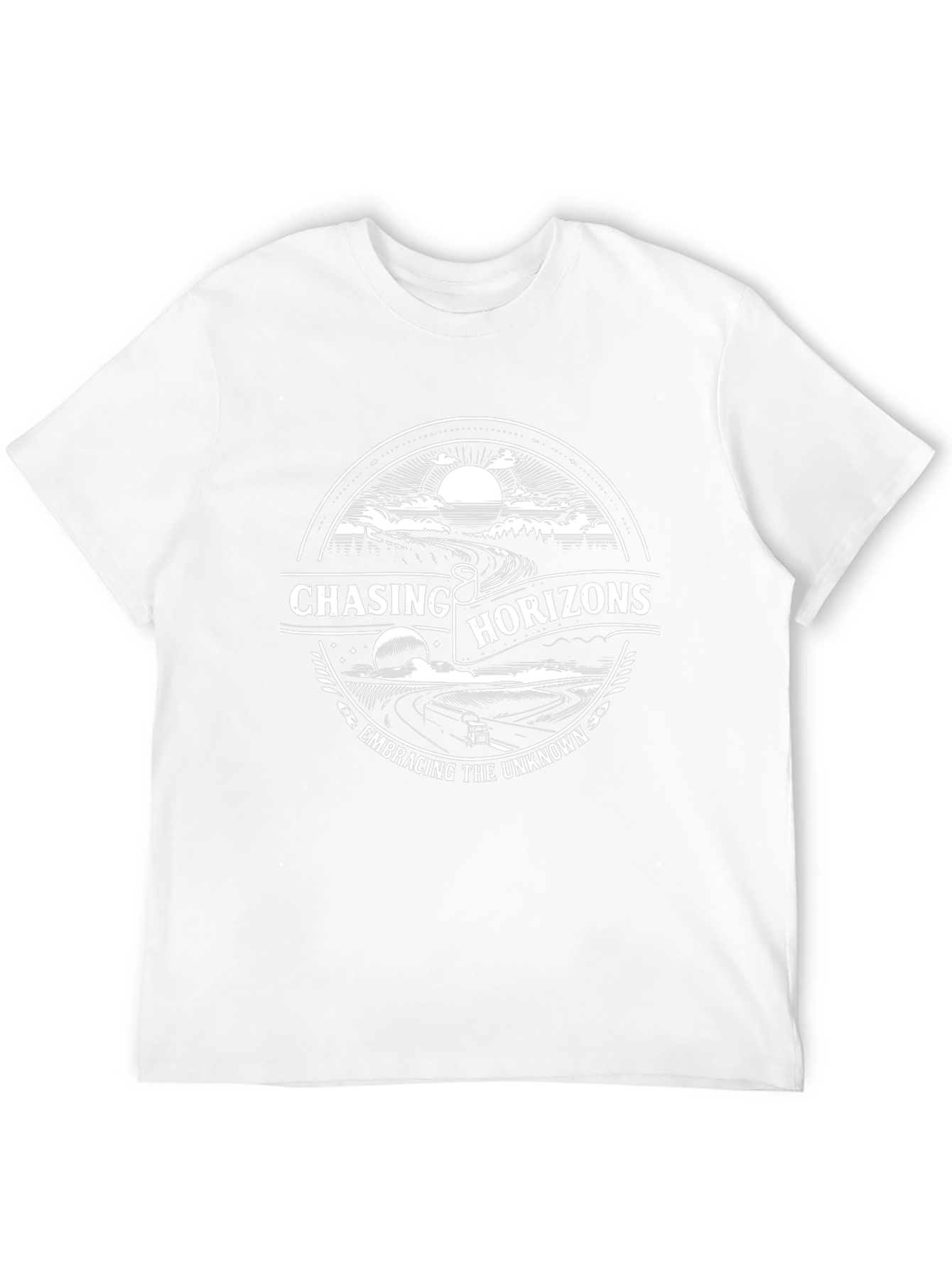 Chasing Horizons Graphic T-Shirt - Embrace the Unknown