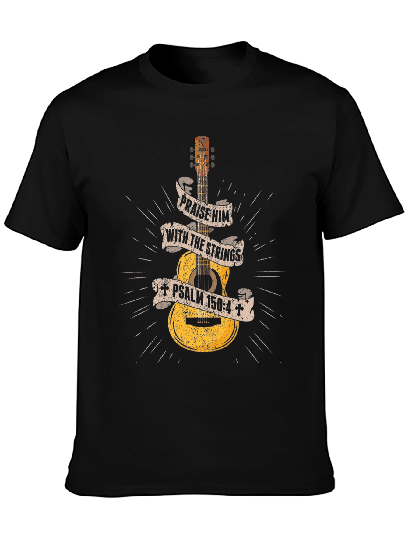 Praise Him Guitar T-Shirt