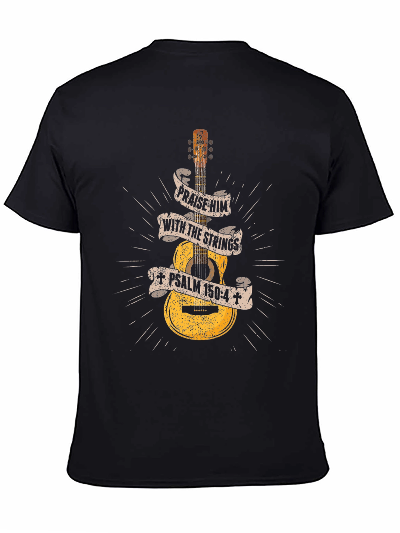 Praise Him Guitar T-Shirt