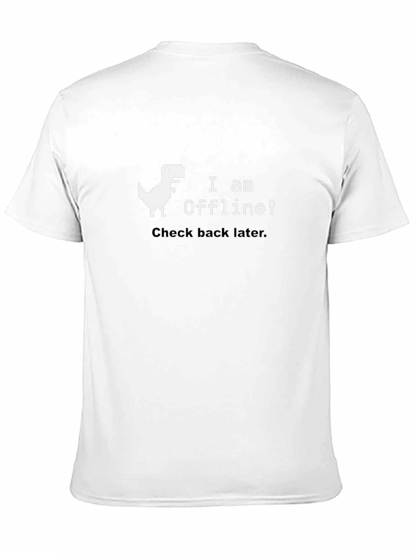 I am Offline! Black T-Shirt