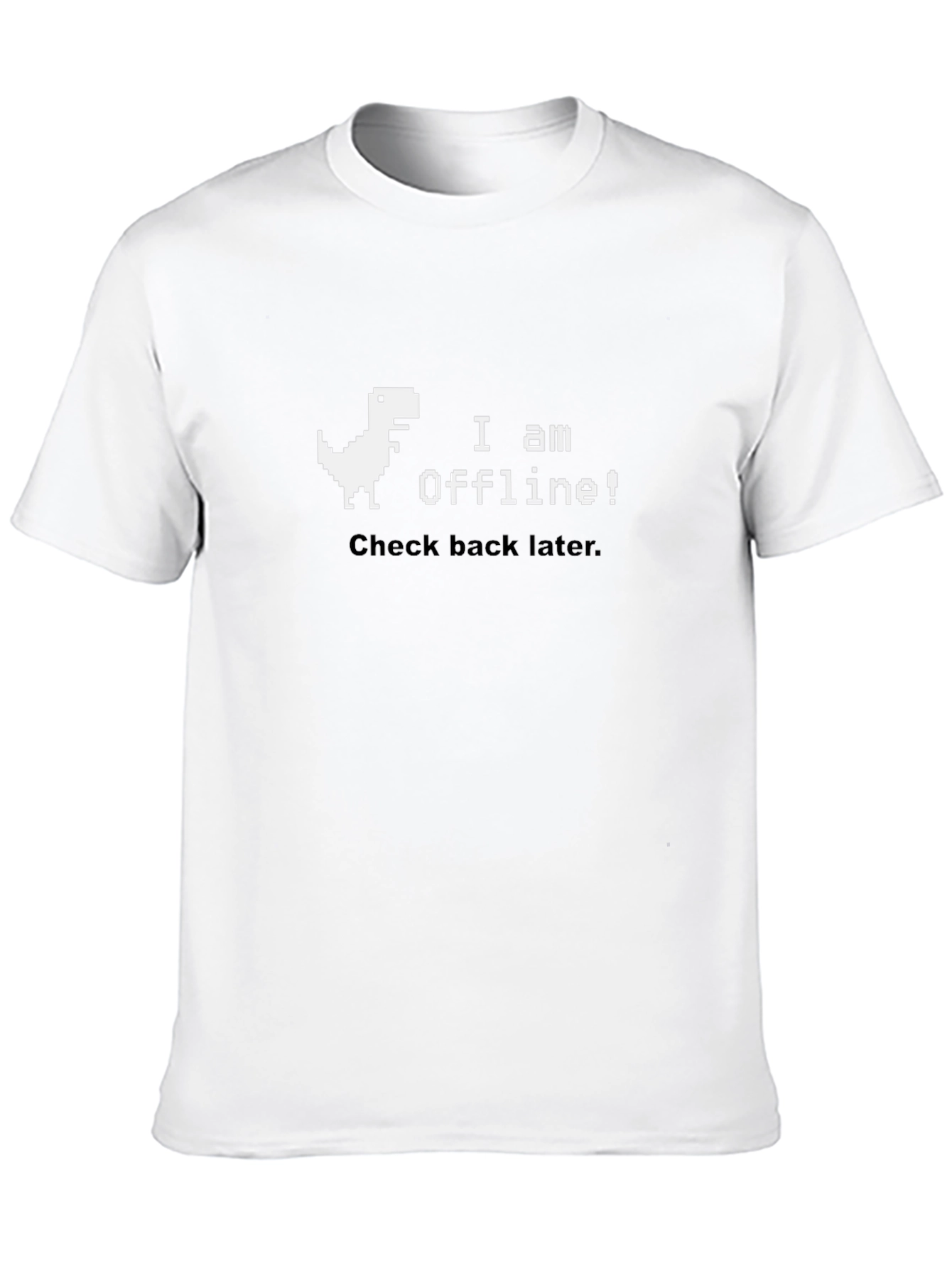 I am Offline! Black T-Shirt