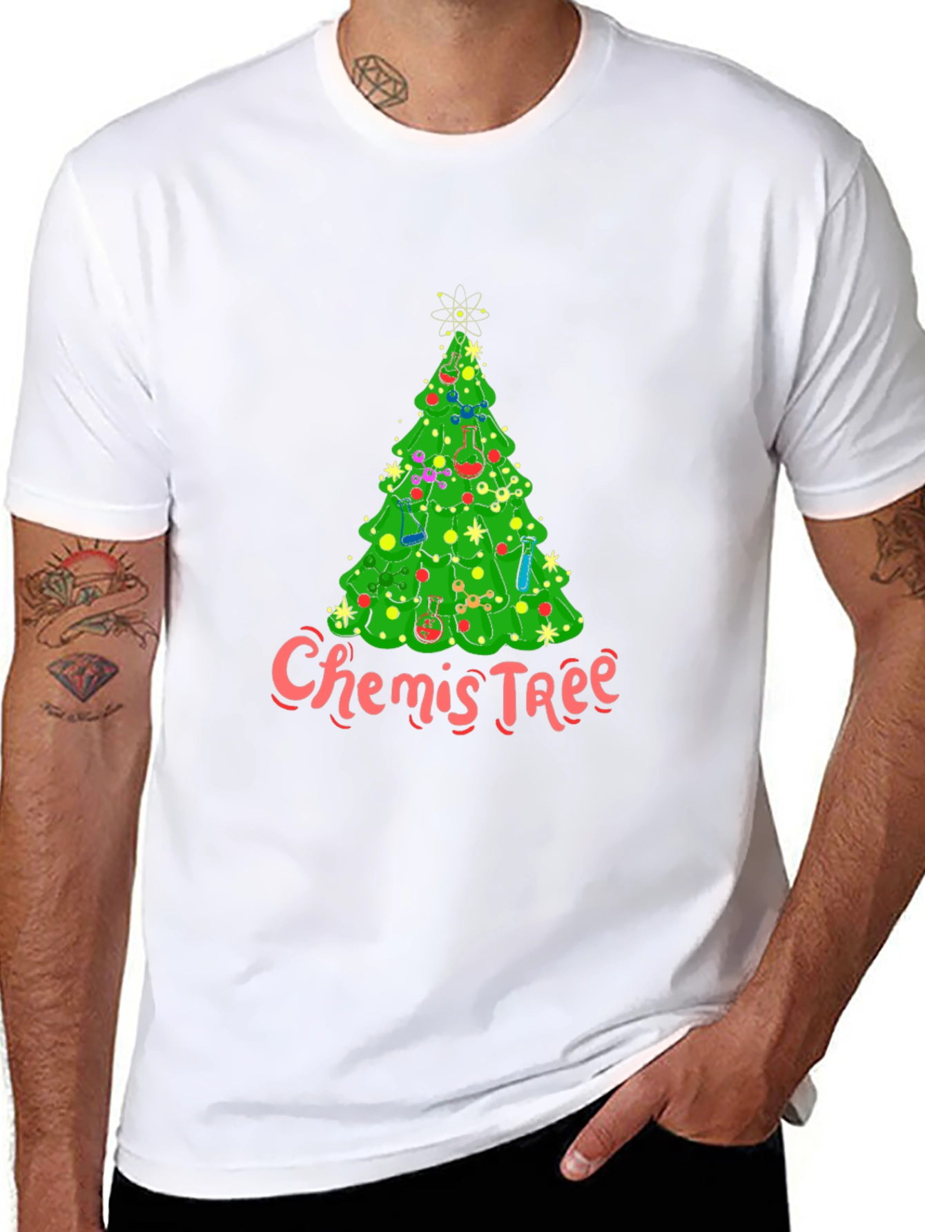 Chemis Tree T-Shirt - Science Christmas Tee