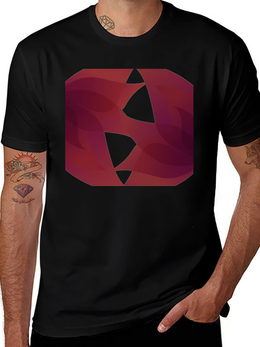 Abstract Geometric Graphic Print T-Shirt