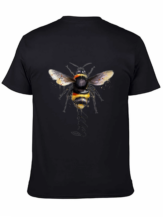 Bumble Bee Graphic Black T-Shirt