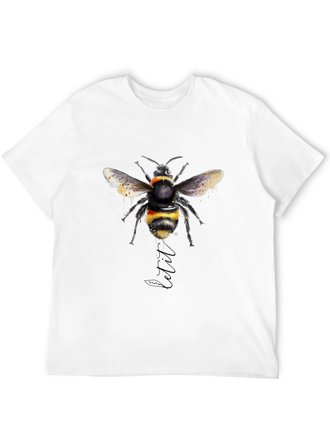 Bumble Bee Graphic Black T-Shirt
