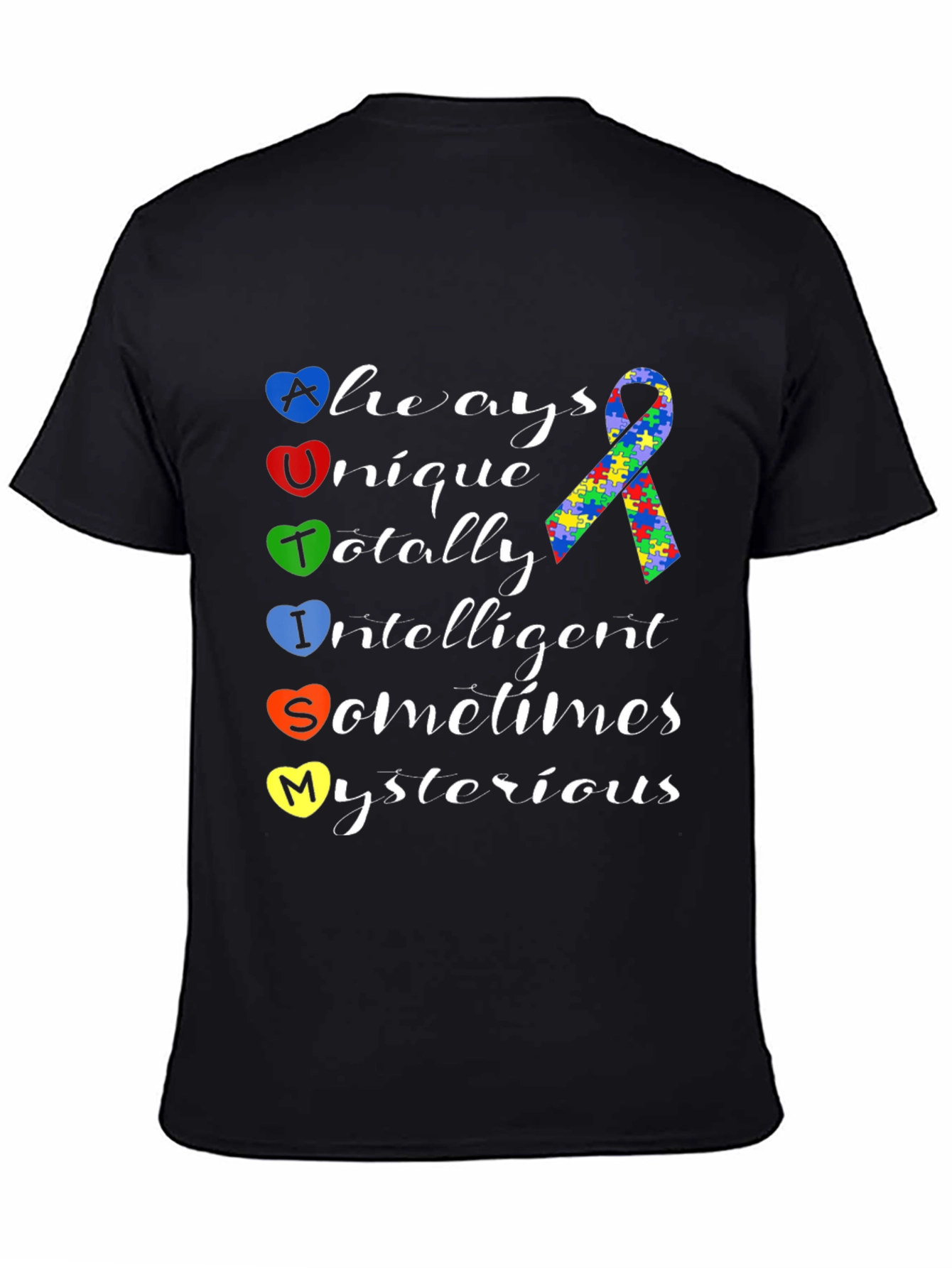 Autism Awareness Heart T-Shirt - Always Unique