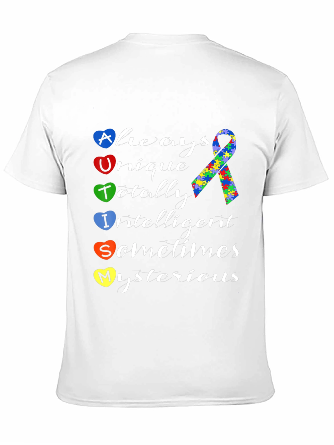 Autism Awareness Heart T-Shirt - Always Unique