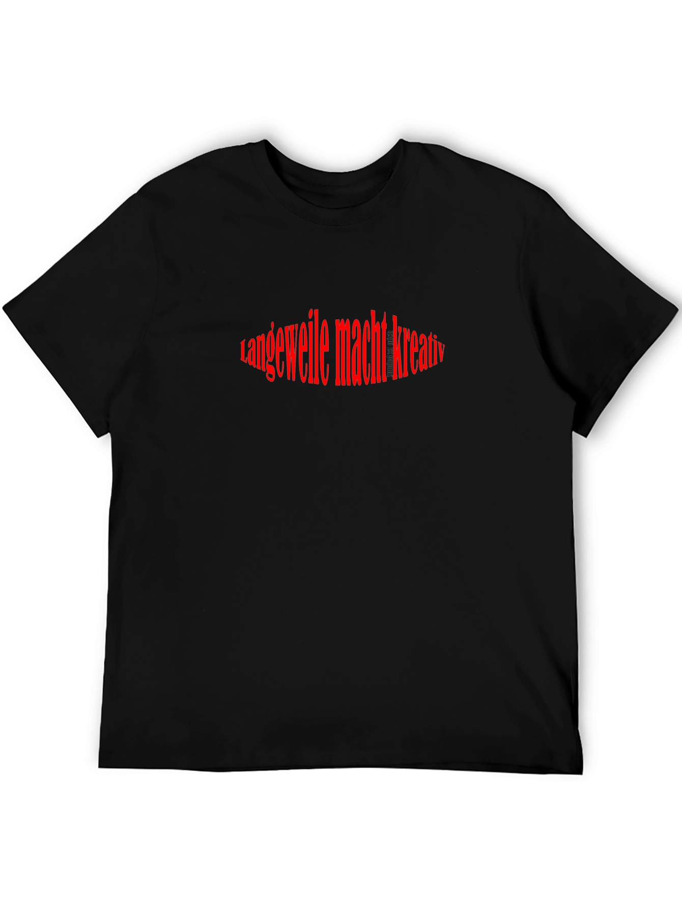 Boredom Makes Creative T-Shirt - Black