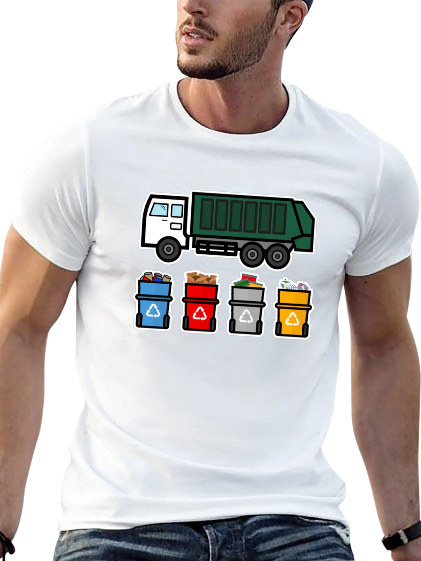 Recycle Truck T-Shirt - Eco-Friendly Tee