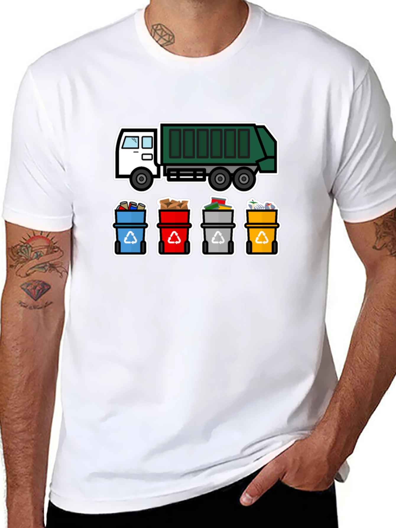 Recycle Truck T-Shirt - Eco-Friendly Tee