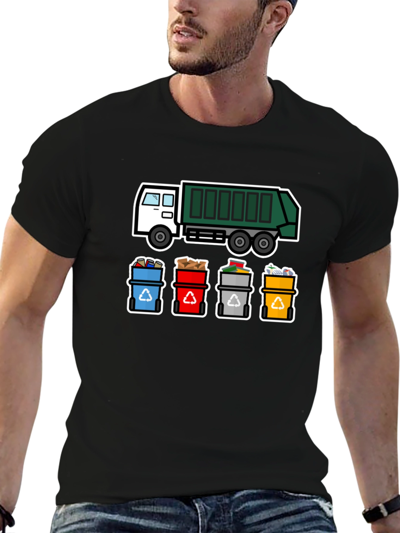 Recycle Truck T-Shirt - Eco-Friendly Tee