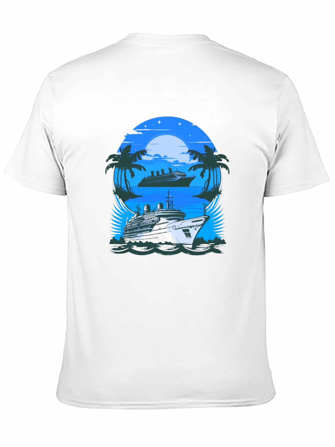 Cruise Ship Graphic Tee - Vacation Vibes