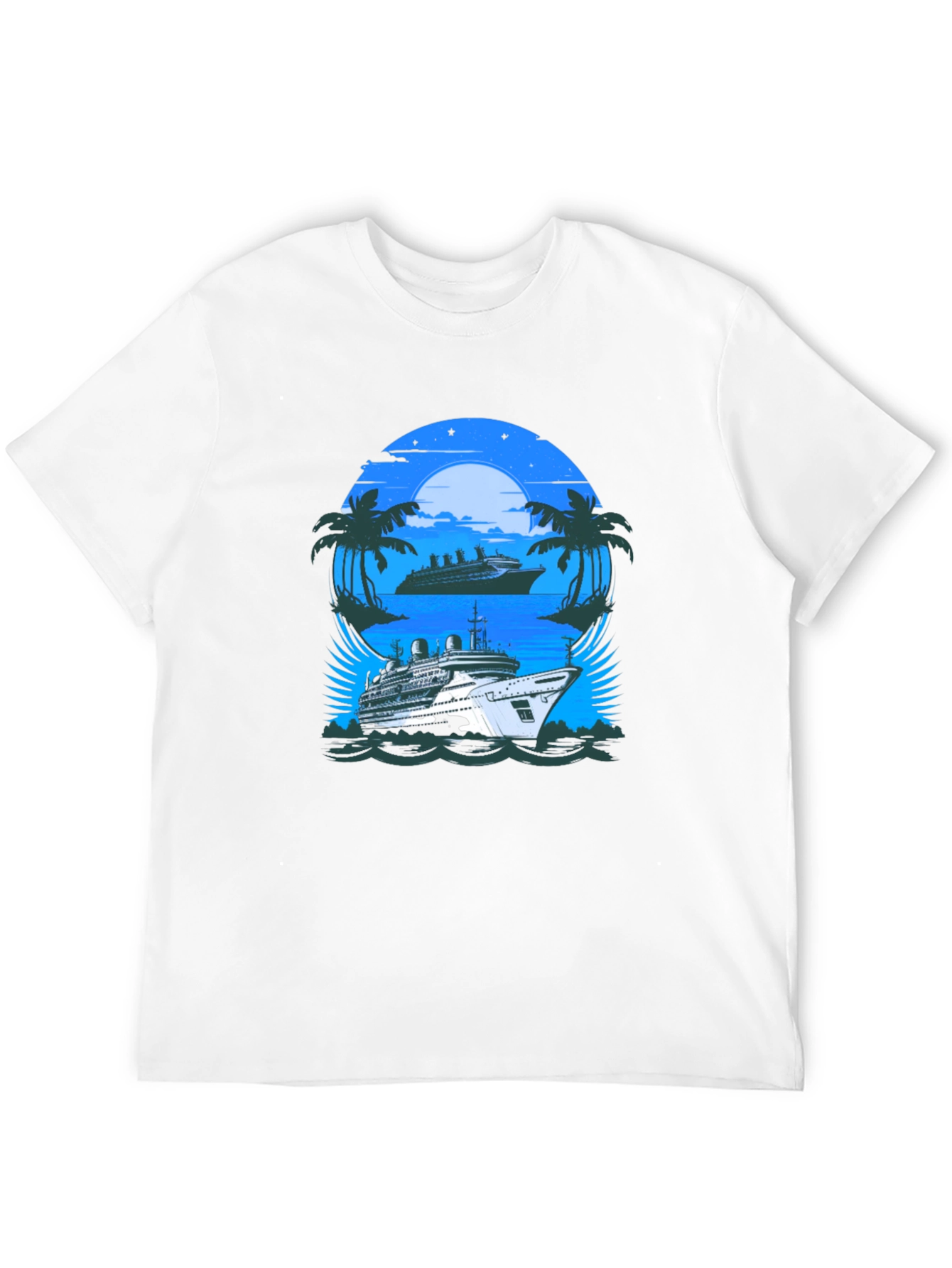 Cruise Ship Graphic Tee - Vacation Vibes