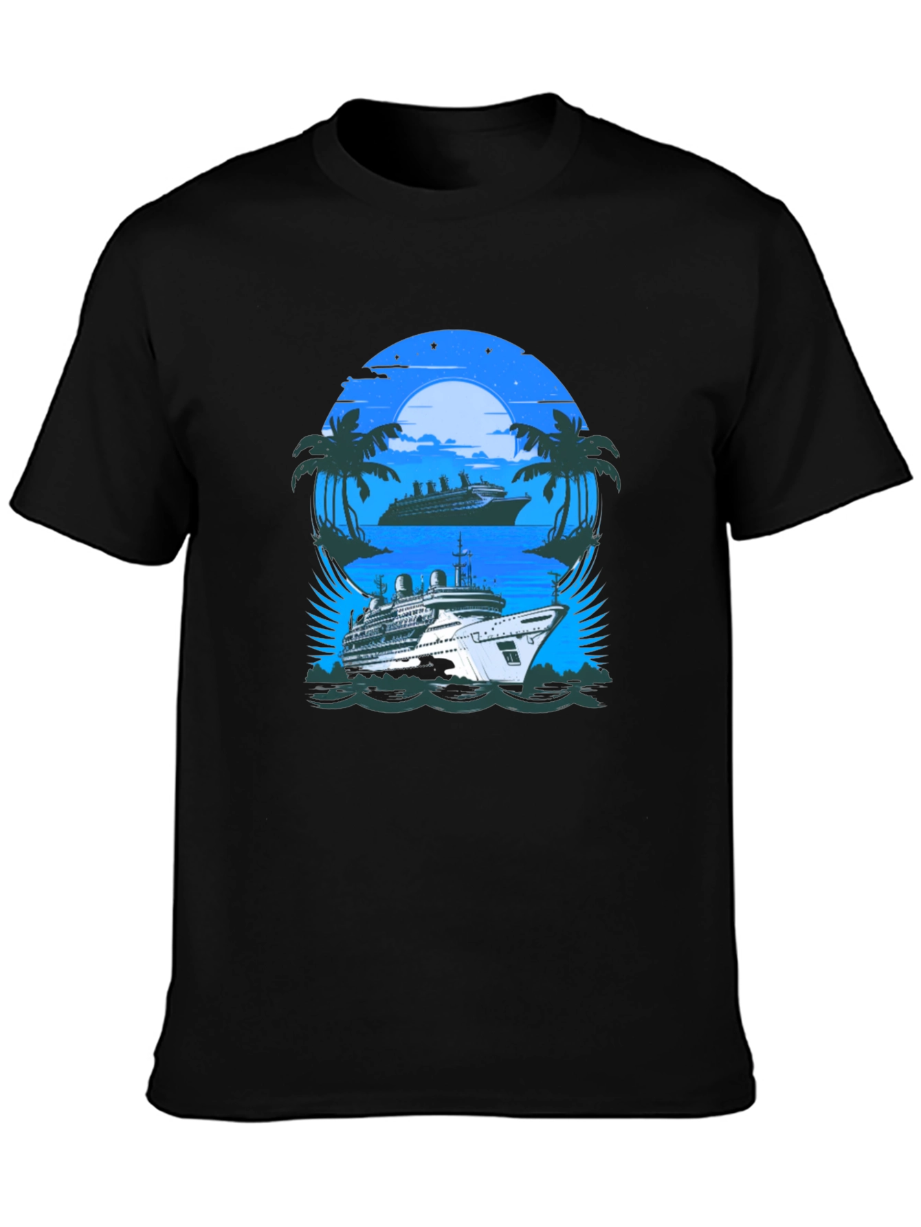 Cruise Ship Graphic Tee - Vacation Vibes