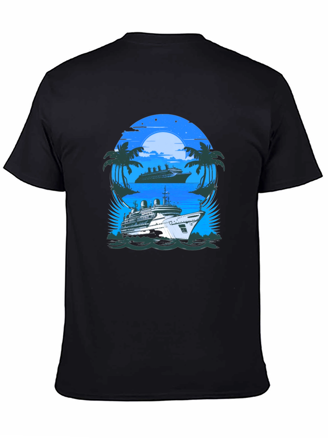 Cruise Ship Graphic Tee - Vacation Vibes