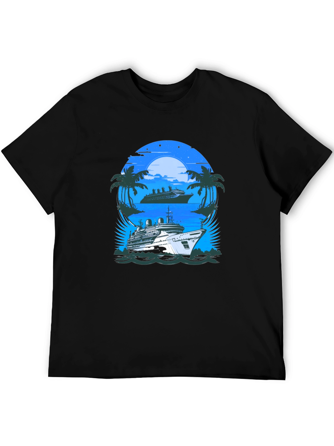 Cruise Ship Graphic Tee - Vacation Vibes