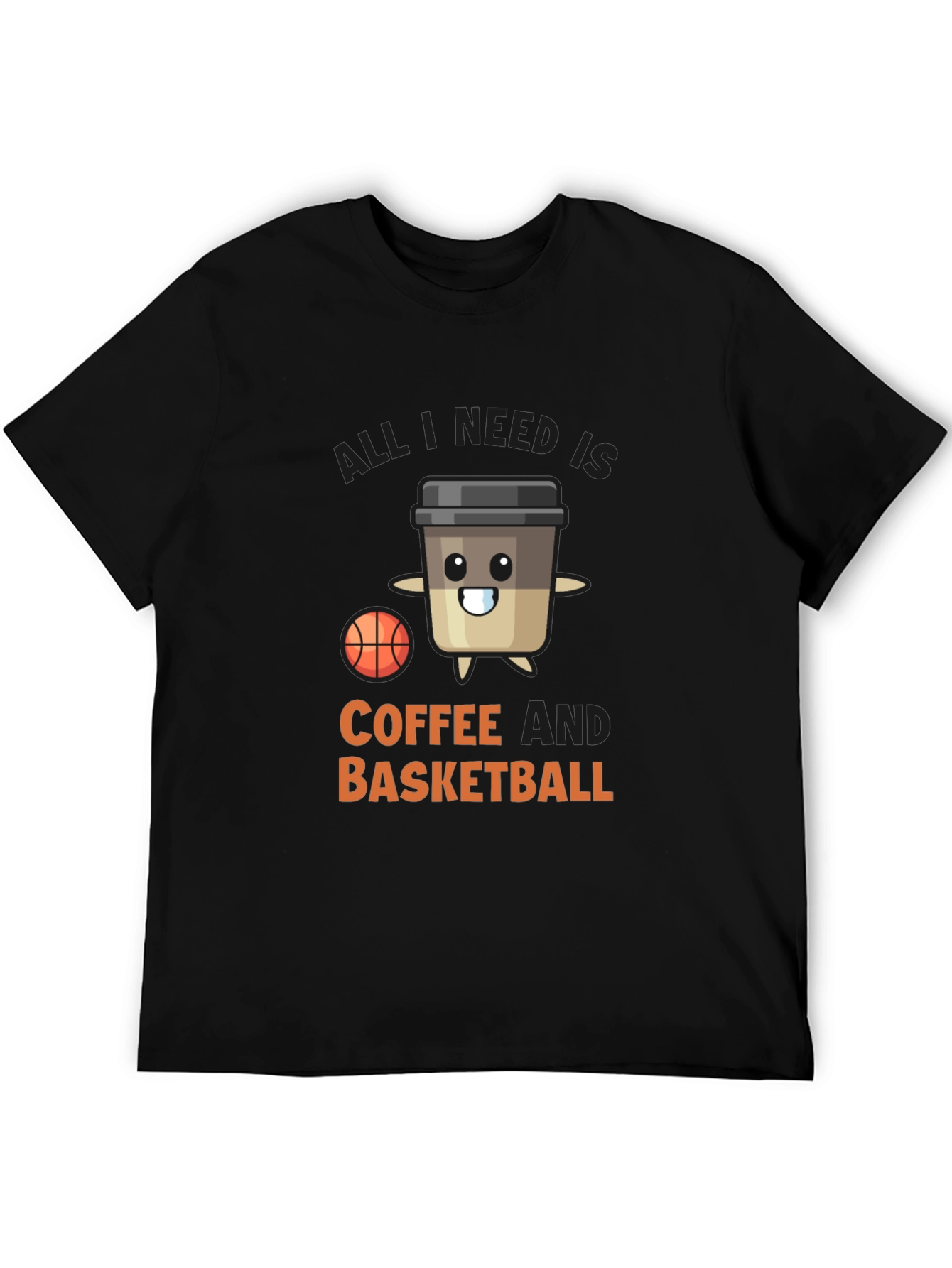 Coffee & Basketball Graphic Tee