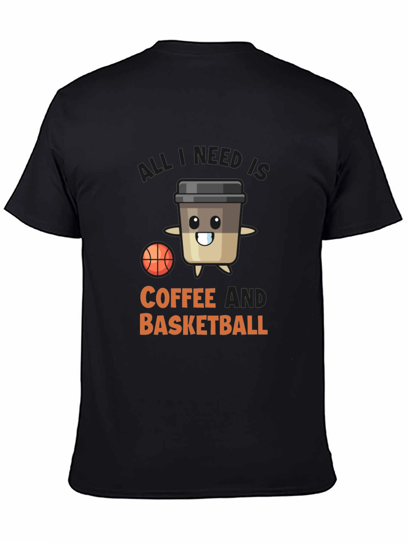 Coffee & Basketball Graphic Tee