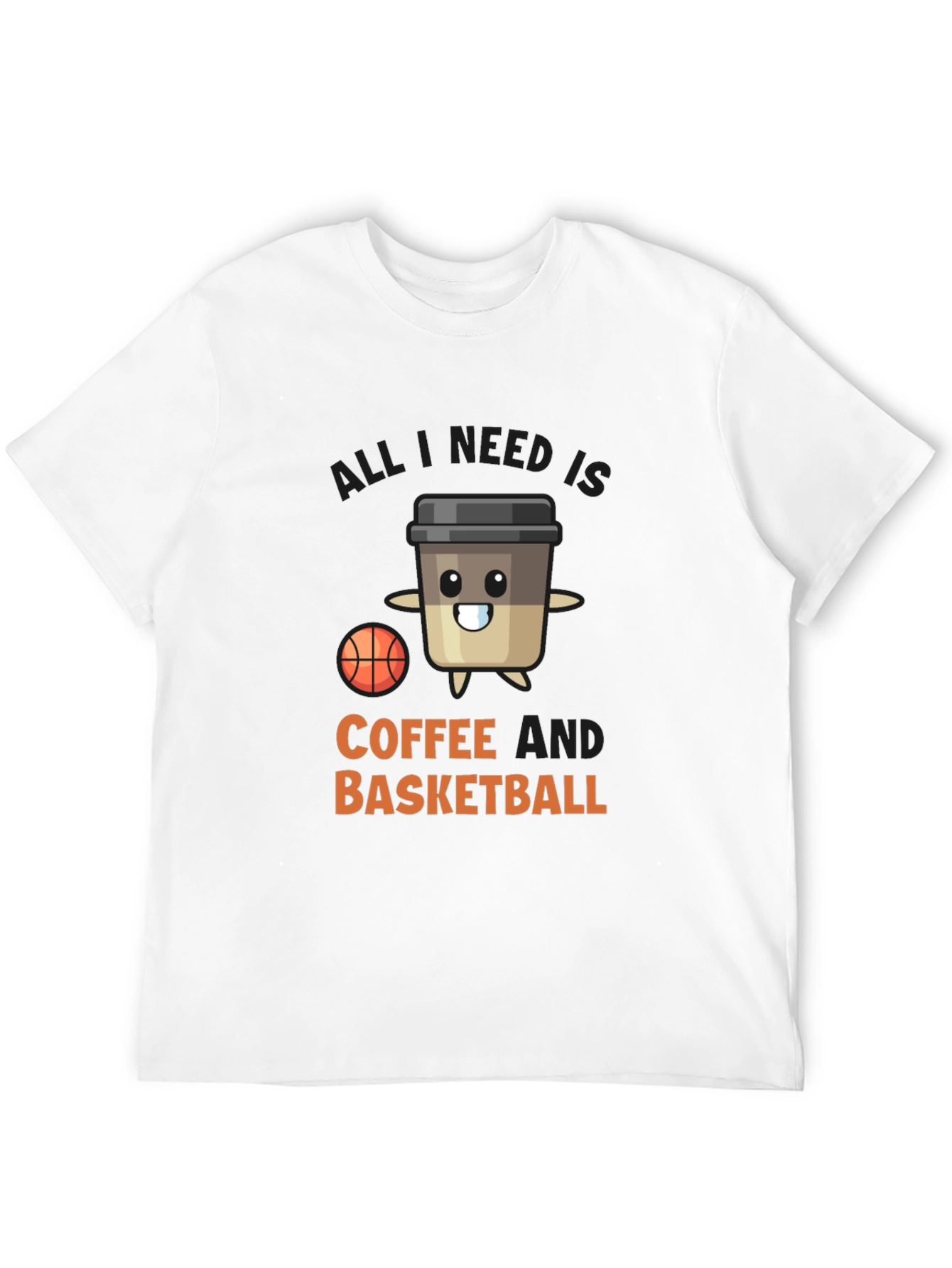 Coffee & Basketball Graphic Tee