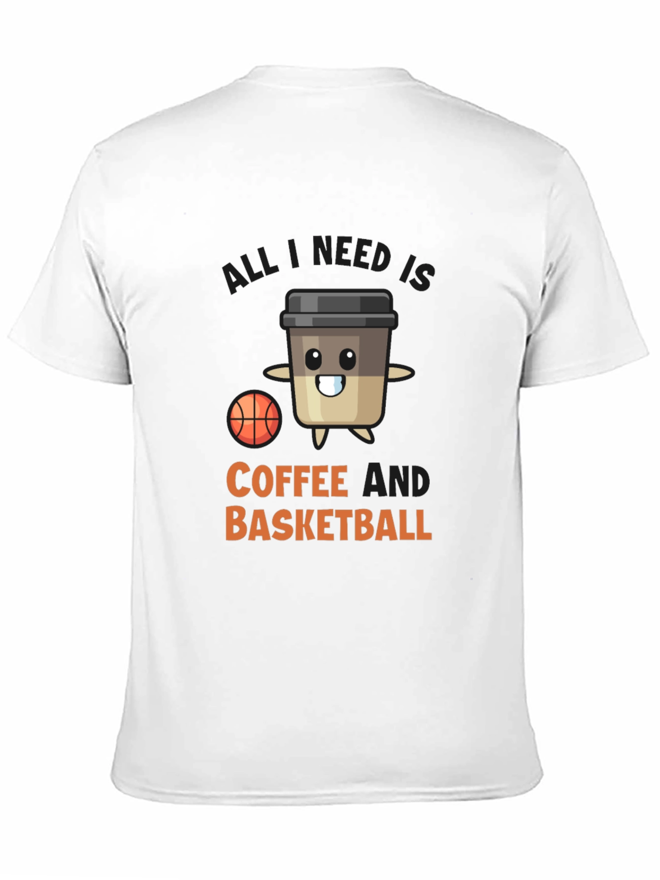 Coffee & Basketball Graphic Tee