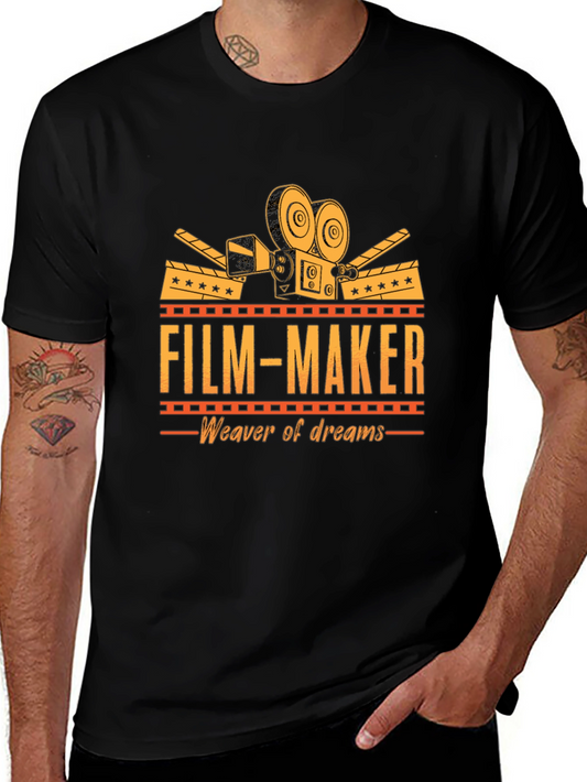 Filmmaker Graphic Tee -  Weaver of Dreams - Movie Lover Shirt