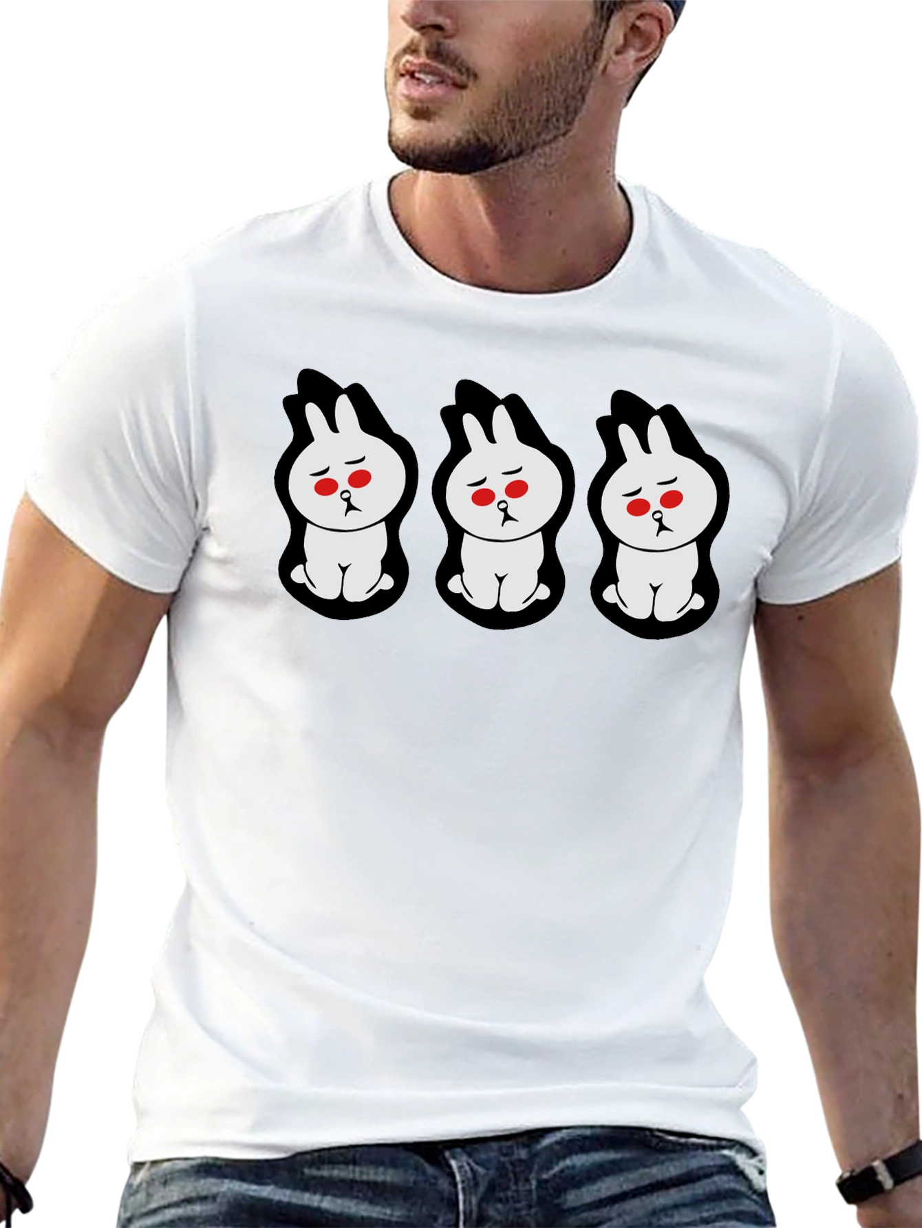 Sad Bunny Black T-Shirt