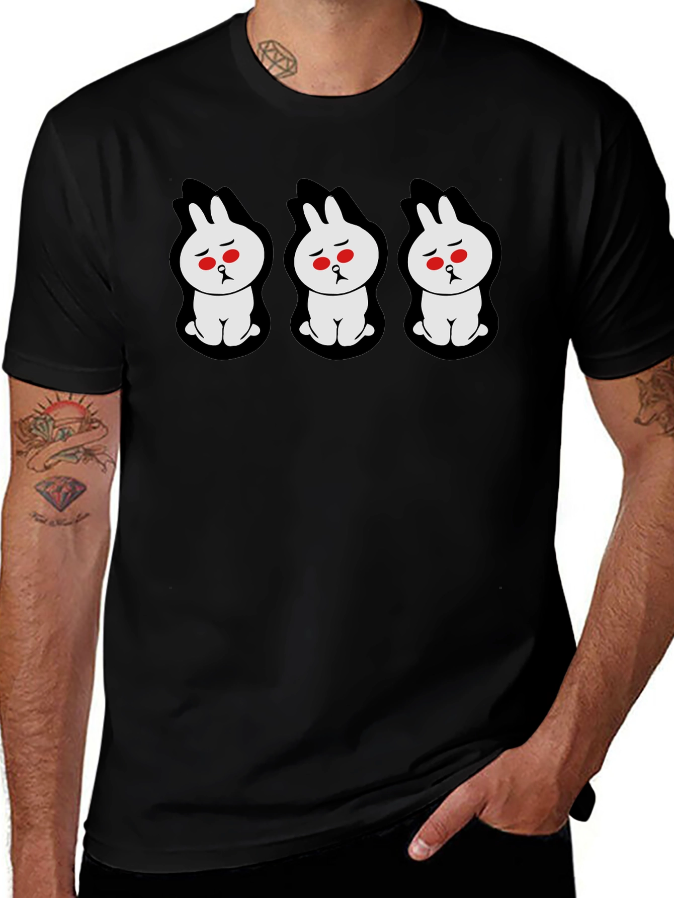 Sad Bunny Black T-Shirt