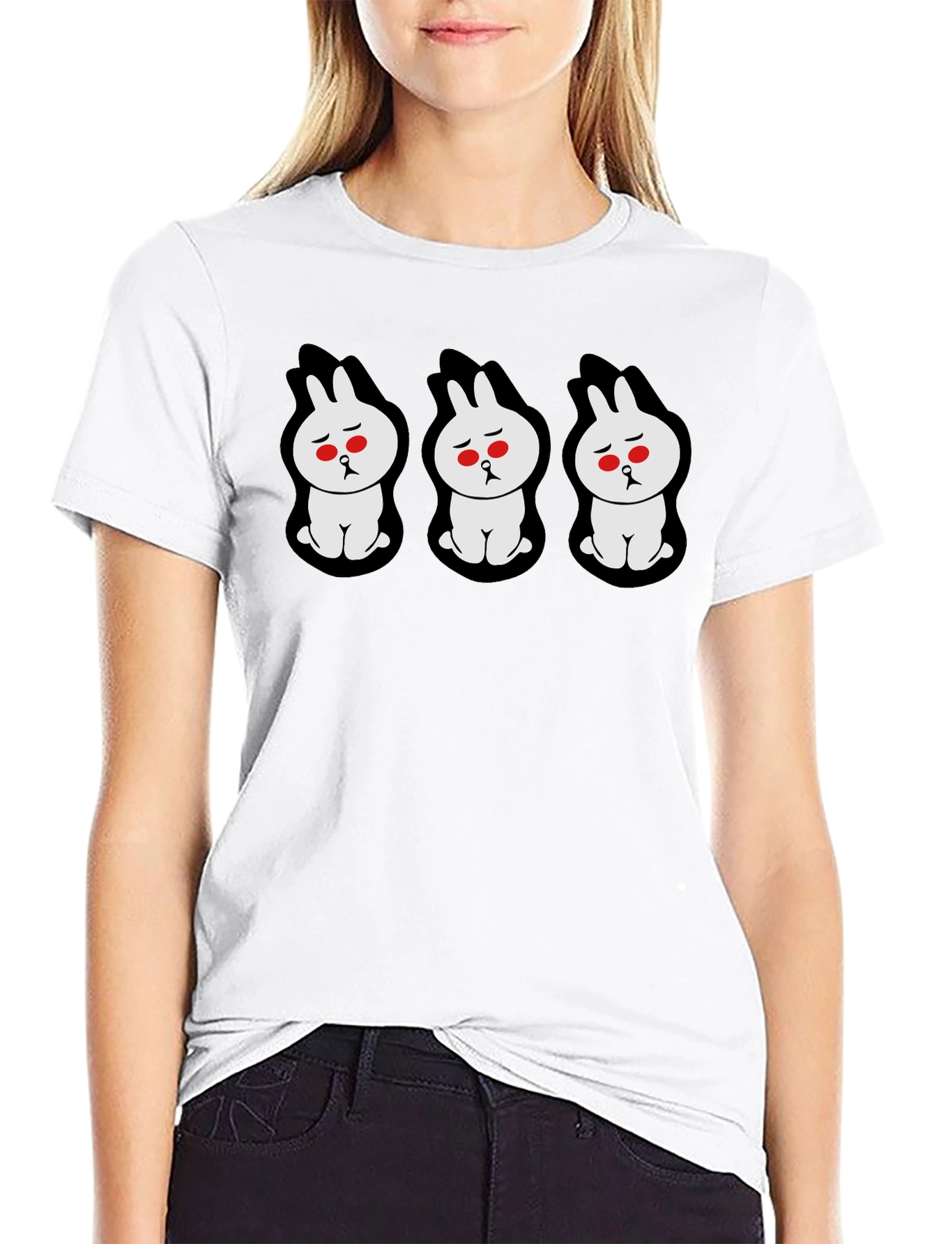 Sad Bunny Black T-Shirt