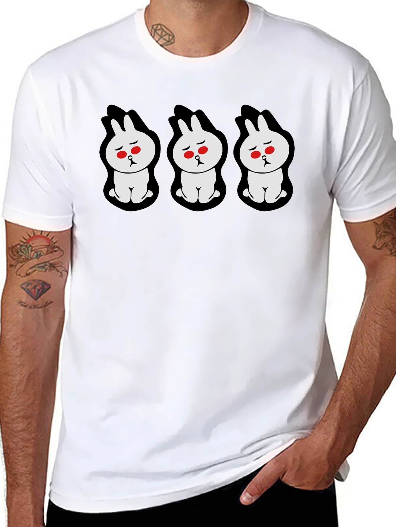 Sad Bunny Black T-Shirt