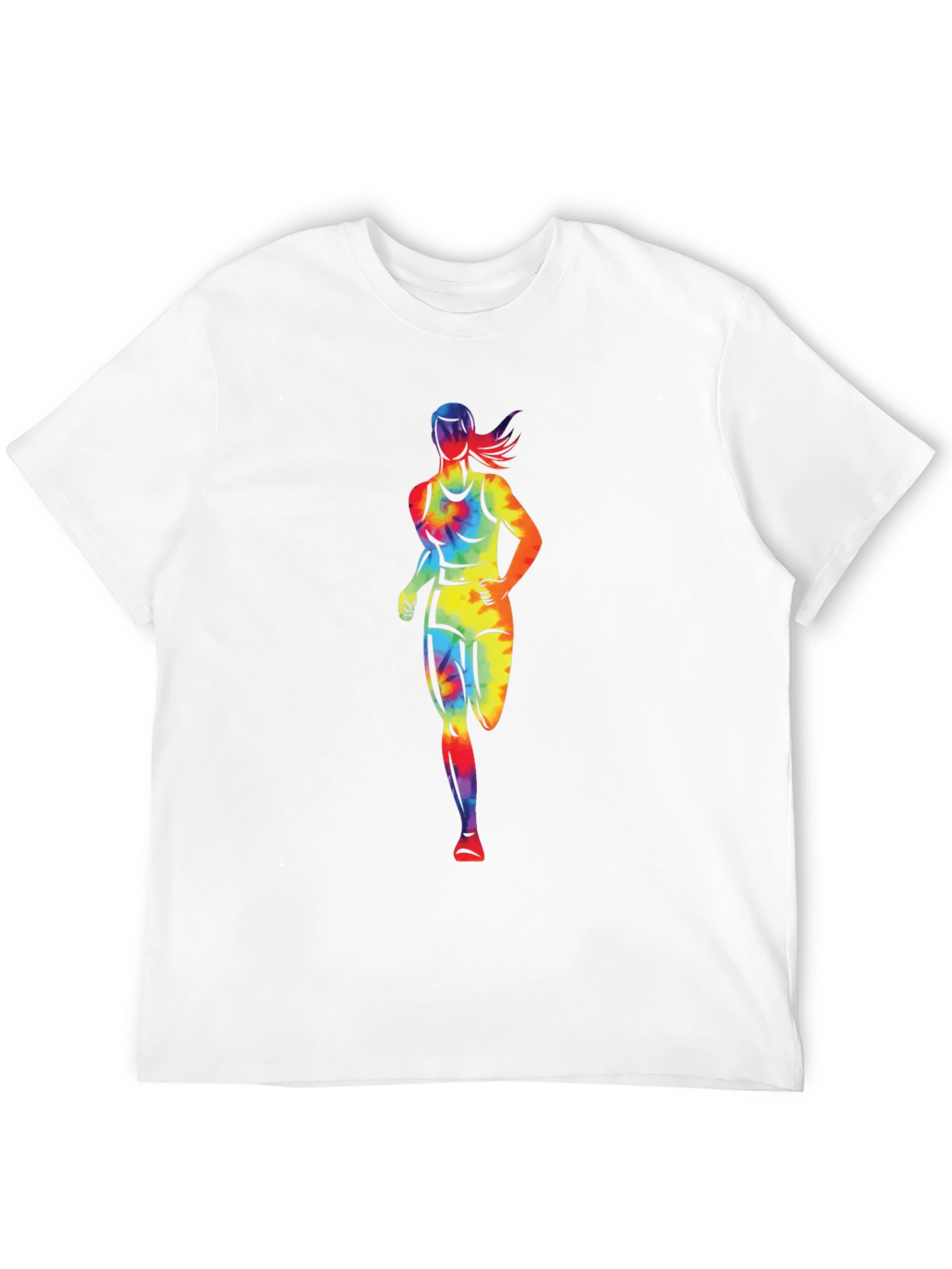 Rainbow Runner Graphic T-Shirt