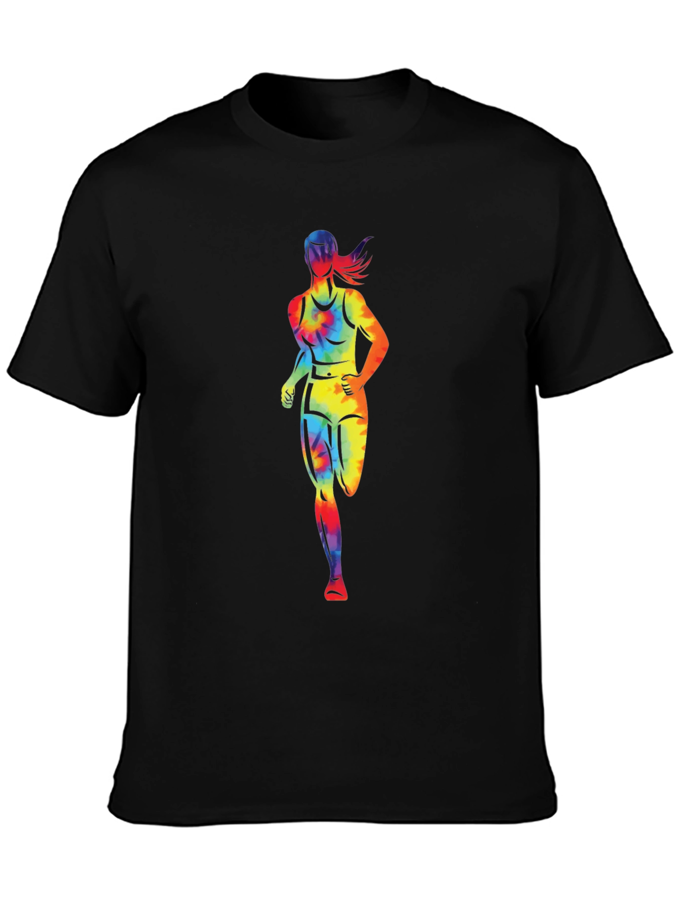 Rainbow Runner Graphic T-Shirt