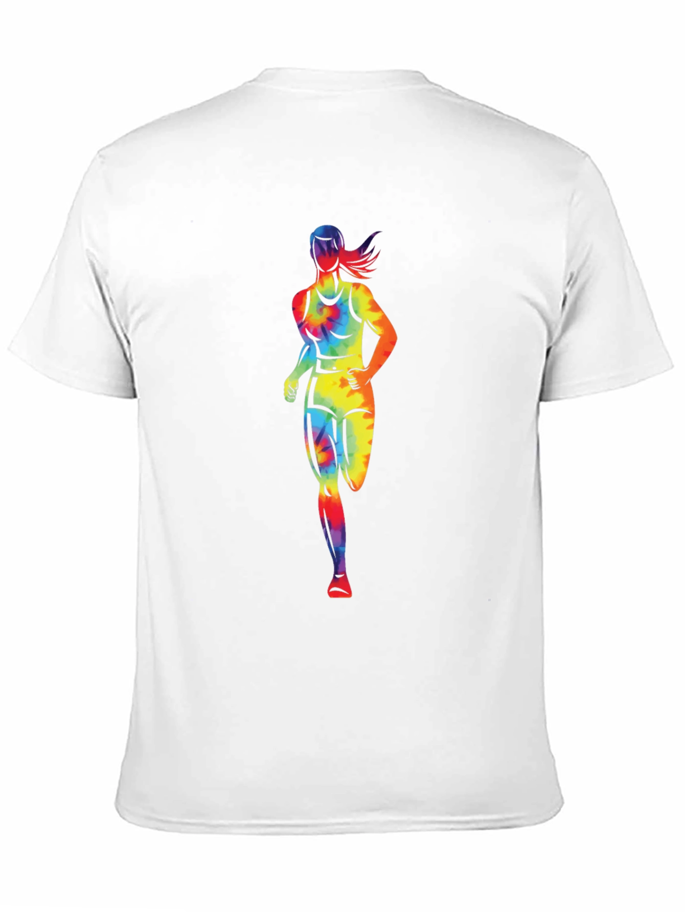 Rainbow Runner Graphic T-Shirt