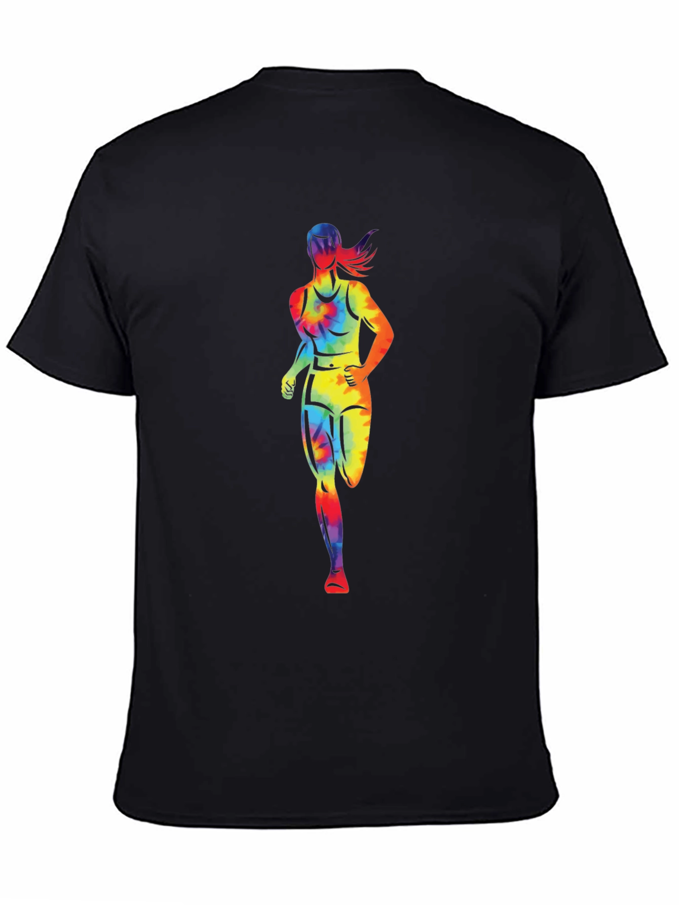 Rainbow Runner Graphic T-Shirt
