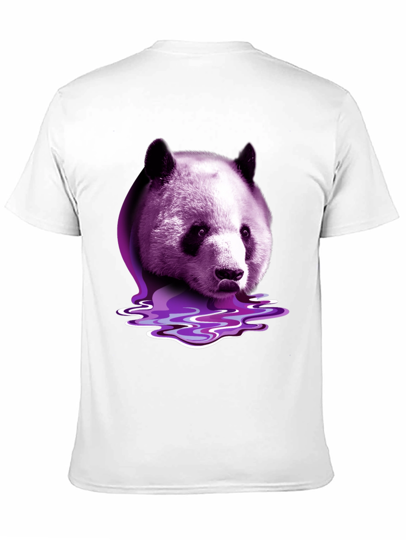 Purple Panda Graphic T-Shirt