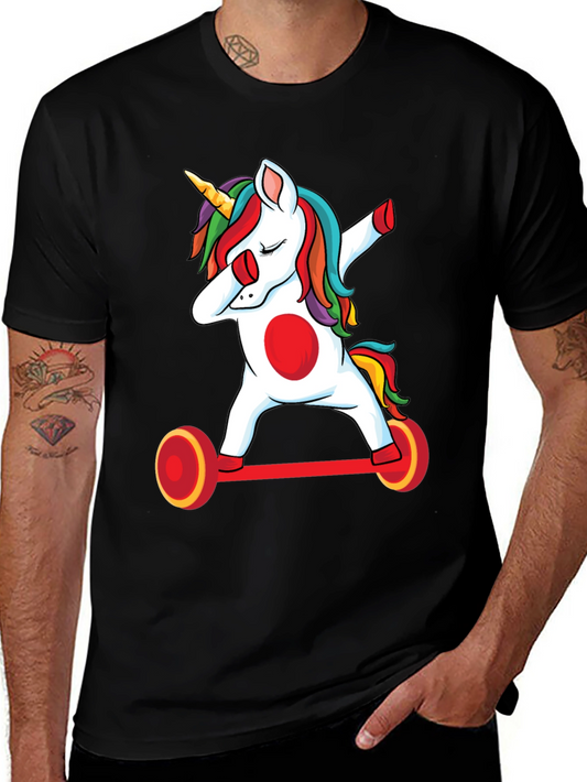 Dabbing Unicorn T-Shirt - Cool Graphic Tee